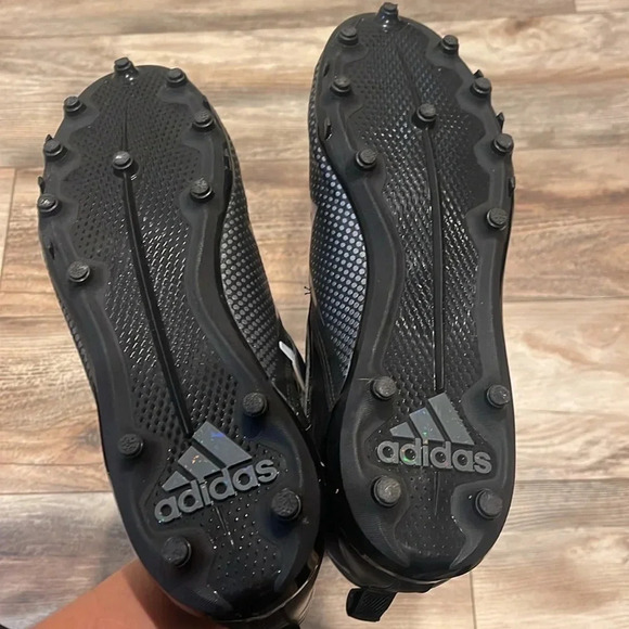 NWT Adidas Freak Spark Football Turf Cleats Size 13 Black No Tie Velcro Slip On - Picture 6 of 8